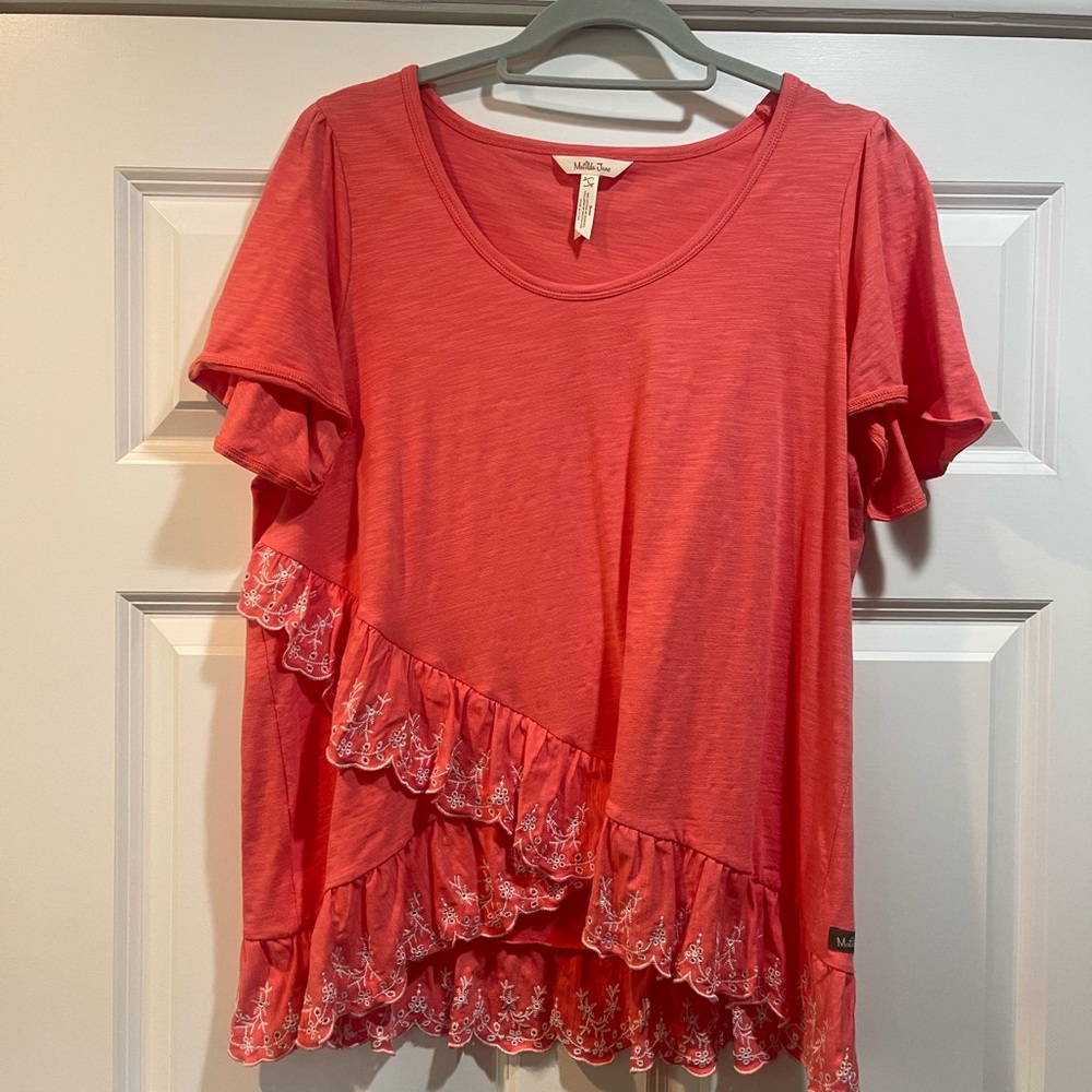 Matilda Jane coral top